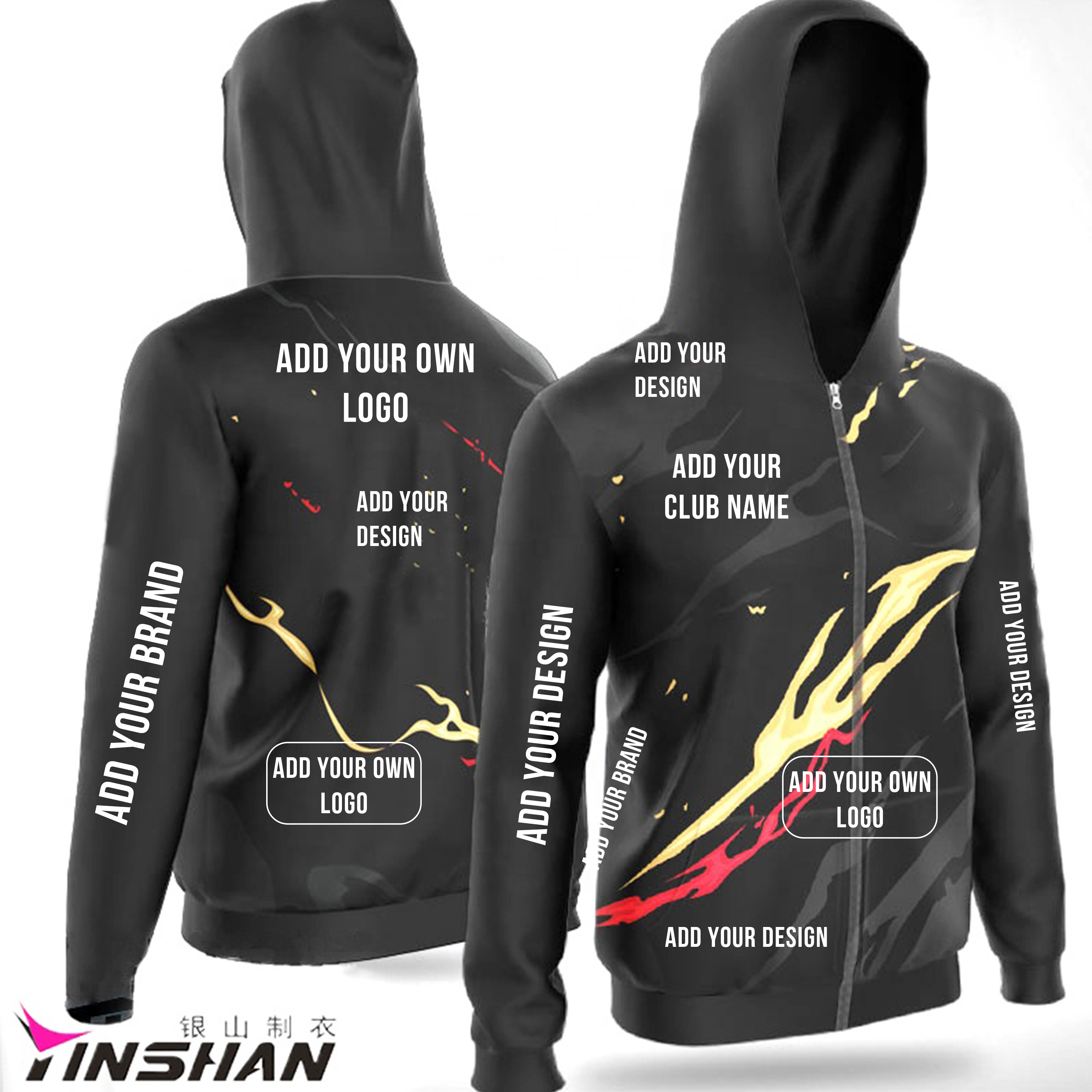 Custom Pit Crew Motor Cross Men's Workout Hoodies with Warmth Design and Custom Logo