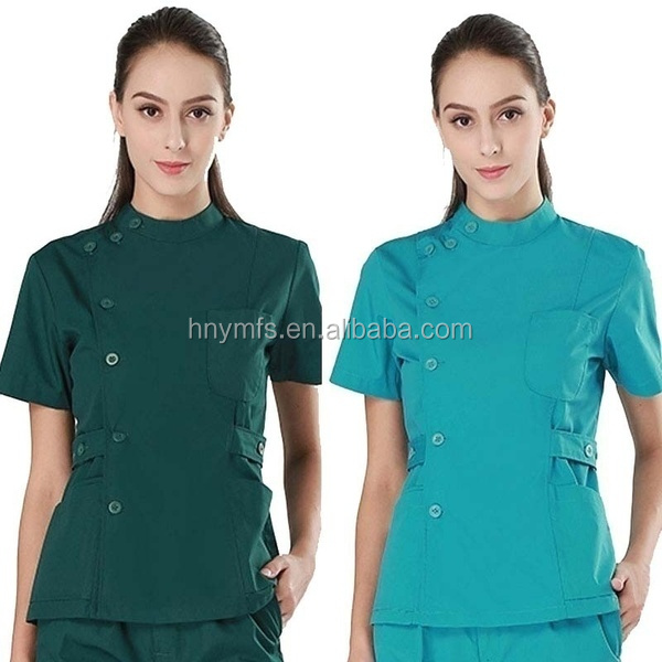 3 Pockets Hospital Scrub Suit Custom Logo Medical Doctors Maternity Scrubs