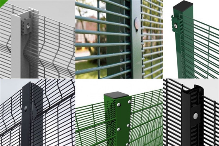 Galvanised PVC Coated Welded Mesh Fencing Green V Mesh Fencing