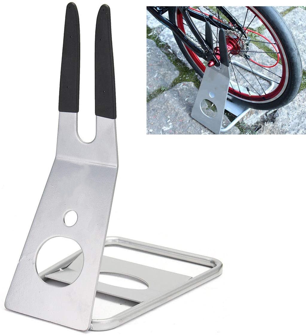26-29 Inch Bicycle or Road Bike Rear Wheel Stand with Single-side Bracket and Steel Base