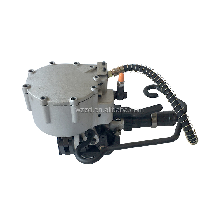 Gray Pneumatic Steel Strapping Tool Semi Automatic Pallet Wrapper Packing Tool