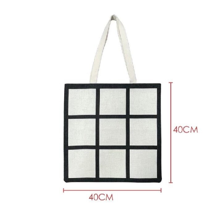 Personality Stylish Sublimation Grid-Patterned Shoulder Bag For Sublimation Printing