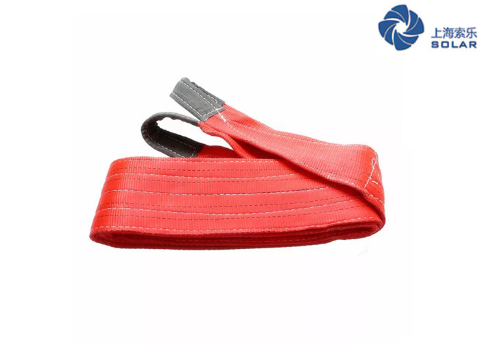 Discount 10T Weaving heavy duty 100% Polyester Webbing Sling 500kg 15 20 30 40 50 Ton Lifting Sling Blet Flat