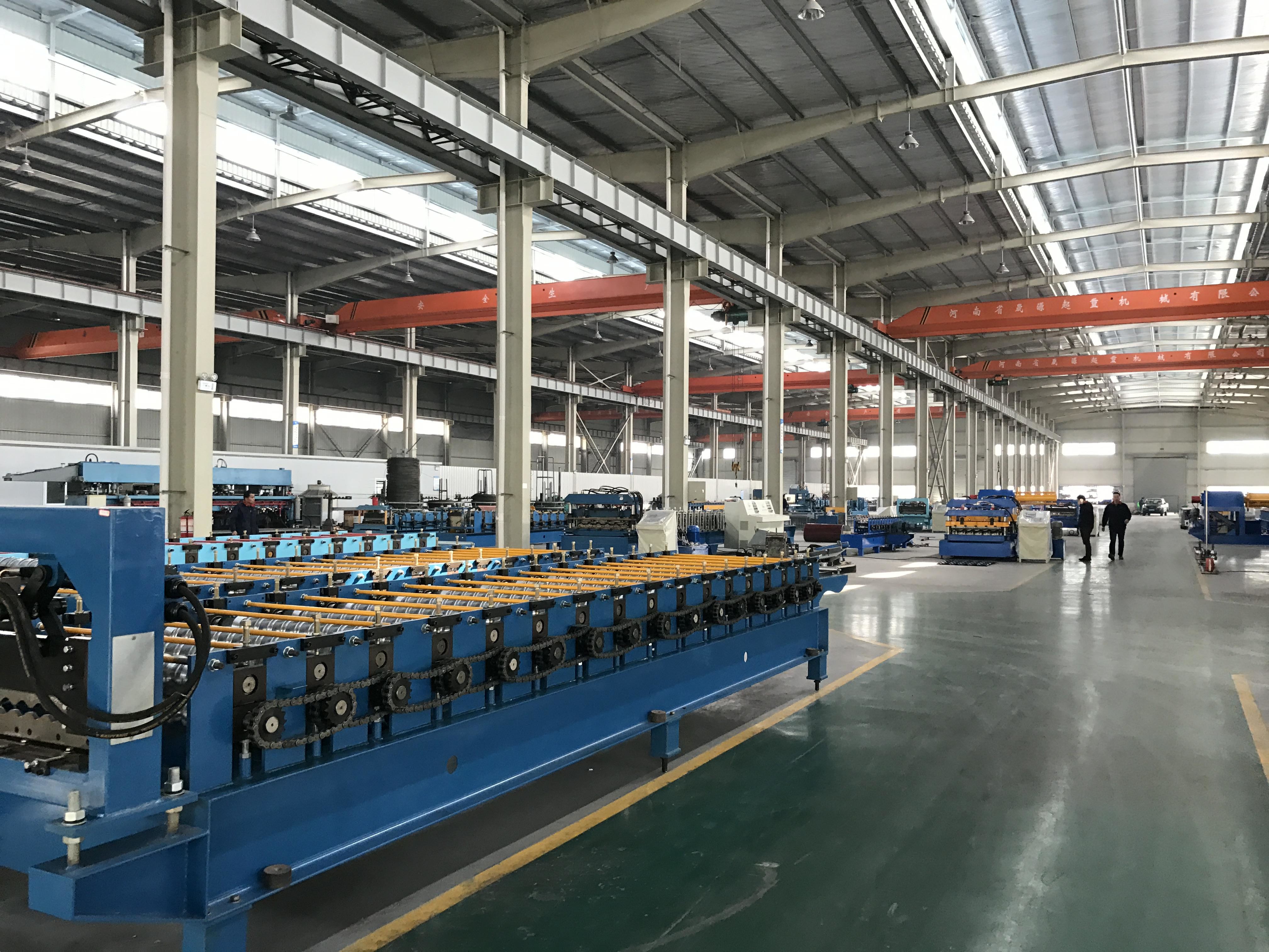 Chain Drive Tile Cold Roof Sheet Making Machine Coated With Chrome