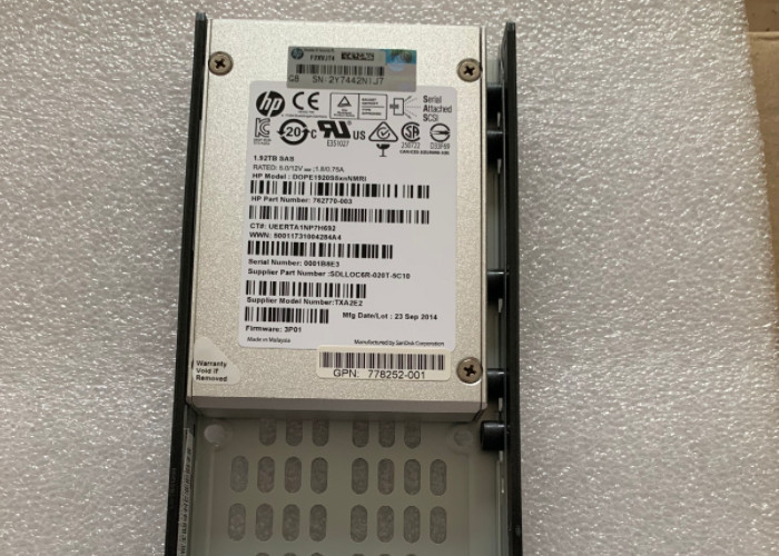 3PAR 1.92TB HP Server Hard Drives SAS SSD 762770-003 778180-001 Solid State Drive