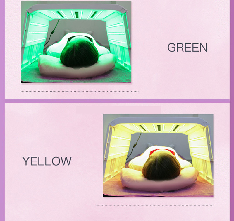 Skin Care 7 Colors Led Phototherapy Led Pdt Lighting Color Therapy Machine / Pdt Led Light Therapy Facial