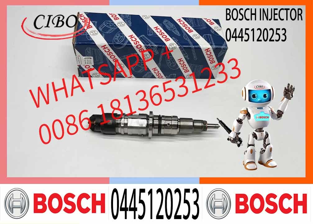 High Quality Fuel Injector 0445120253 Common Rail Injector 0445120253 For Cummins