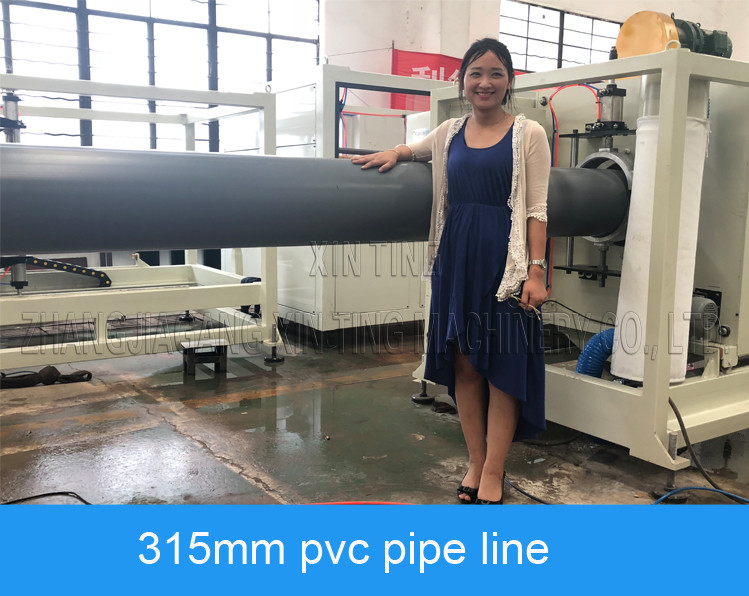 PVC UPVC Pipe 600kg/H 16mm Plastic Extruder Machine