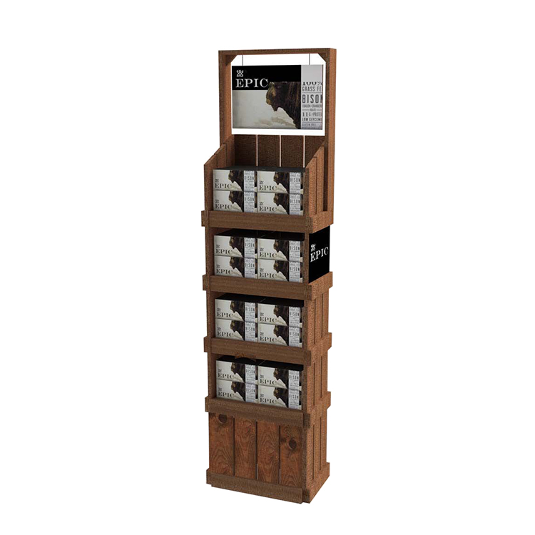 Customized Well Designed Bar Rack Ideas Supermarket Wine Rack Metal Wine Rack for Canned Alcoholic Beverage