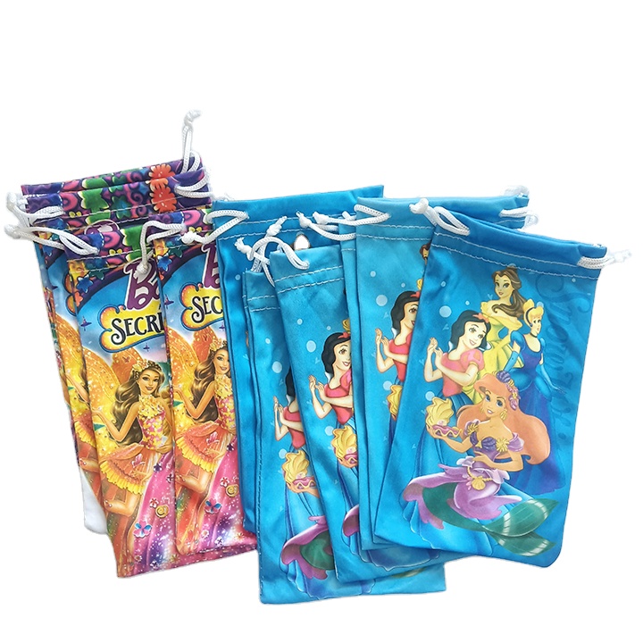 Multi Color Drawstring Sunglasses Pouch Glasses Case Eco Friendly