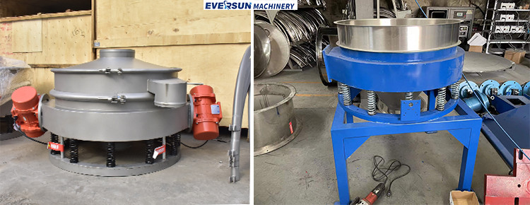 SUS304 Horizontal Motion Screening Powder Particle Flour Straight Row Screen