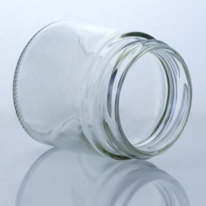 120ml Mini Transparent Liquor Glass Bottle for Vodka Whisky Rum Gin Brandy Honey Milk