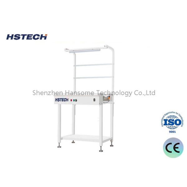 1500mm PCB Handling Equipment With ESD Green Color Work Table SMEMA Speed Adjustment