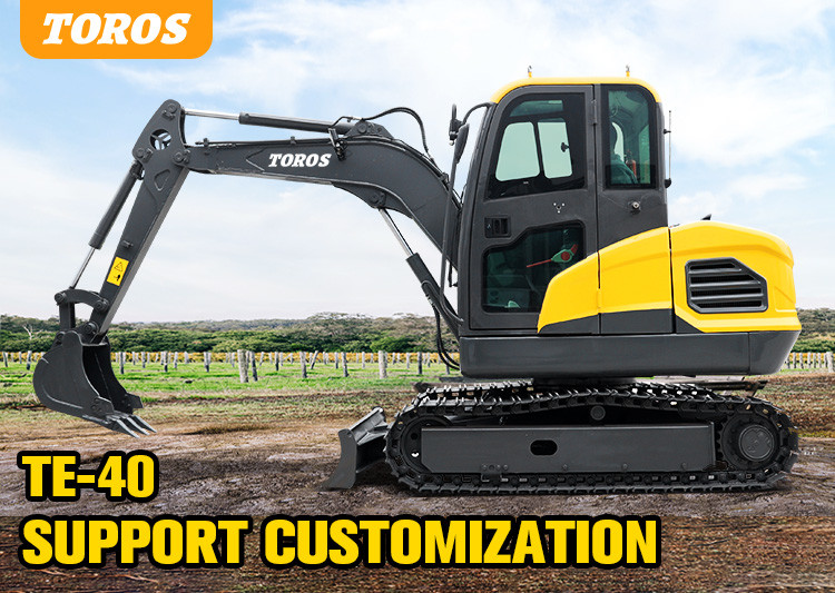 Multipurpose Mini Excavator 4 Ton Garden Farm Mini Digger supplier For Narrow Place