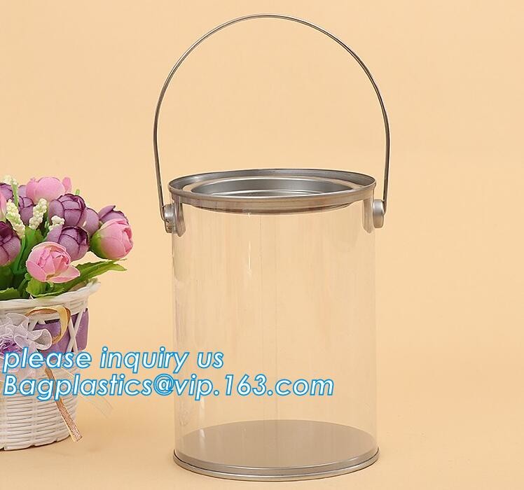100ml pet clear plastic can,fruit candy tin container jars with aluminum lid,1 gallon clear paint can size bagease pack