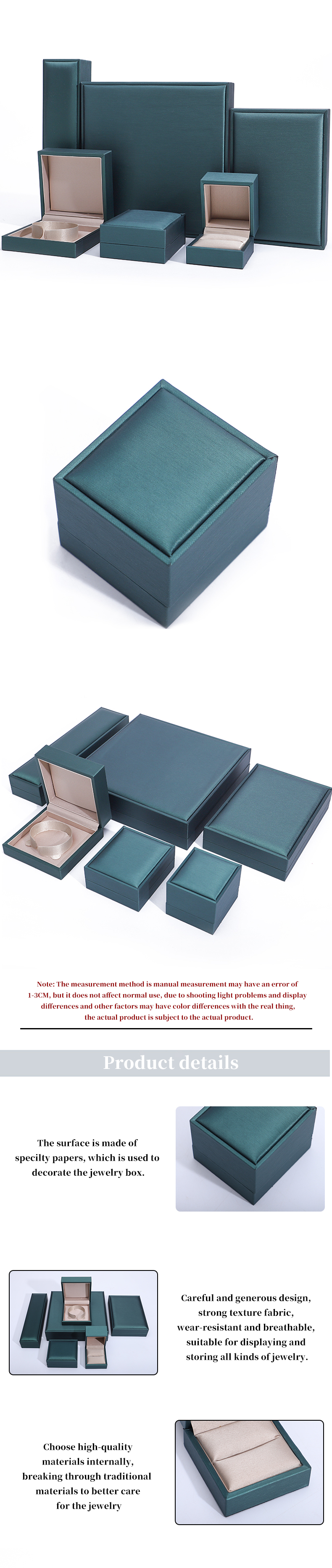 Double Layer Pu Leather Jewelry Box , Jewelry Storage Case Abrasion Proof Customizable
