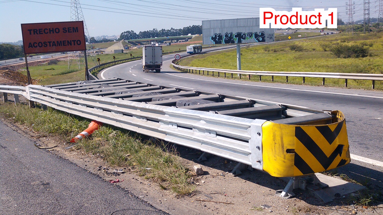 ISO9001 2008 Certified Road Traffic Safety Barrier For Transportation Infrastructure
