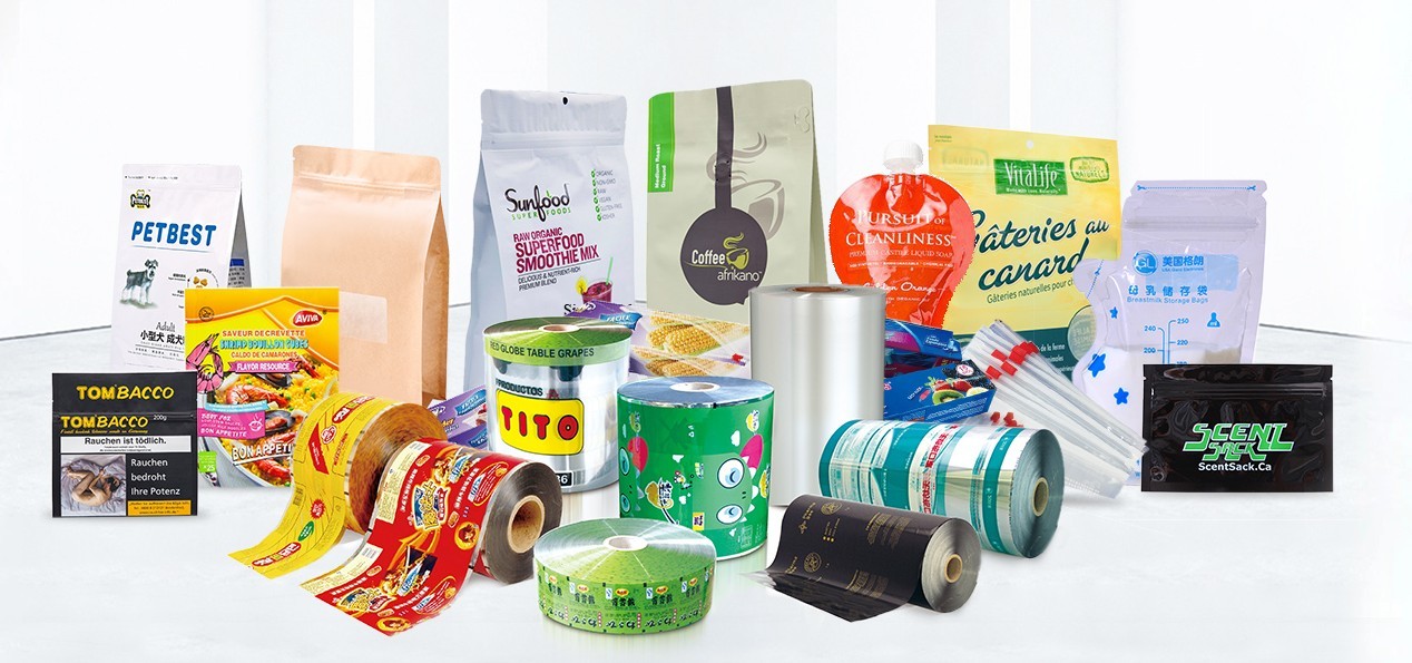 resealable zipper printed kraft paper stand up pouch powder packaging bags