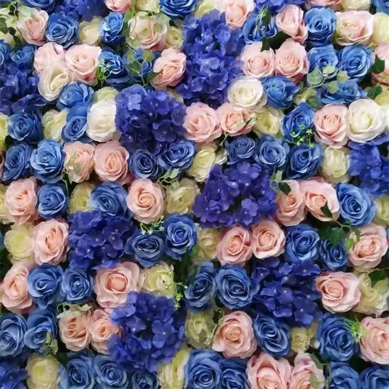 Top Quality Artificial Flower Wall 40*60cm Size Per Panel For Wedding And Home Decoration