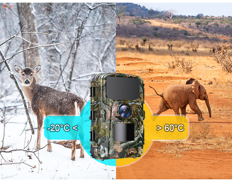 HD 480P Night Vision Trail Camera 850nm Wildlife Infrared Outdoor Security Game Hunting