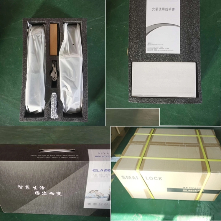 OEM ODM Black RFID Smart Door Lock With Fingerprint And Password