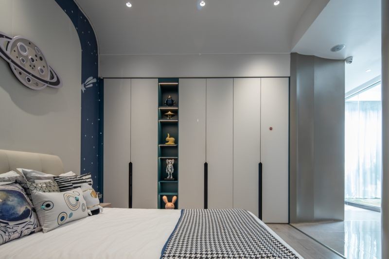 Stylish Practical Stainless Wardrobe Kids Wardrobe With 150 Degree Opening Doors