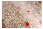 Garment Accessories Ivory Eyelash Fancy Lace Chantilly Bridal Dress Fabric in