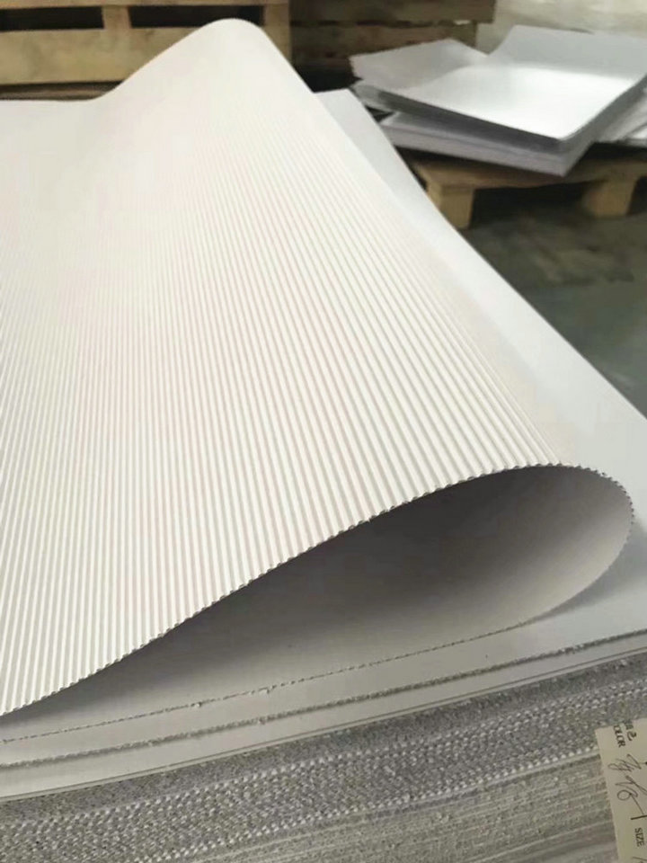 2 Layers White Corrugated Board E Flute F Flute 1mm 1.2mm 1.5mm 1.6mm Thick