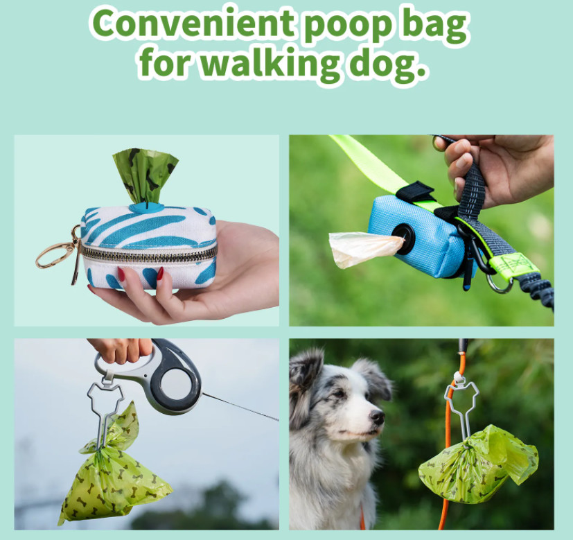 Eco Friendly Biodegradable Garbage Bags Compostable Degradable Poo Bags