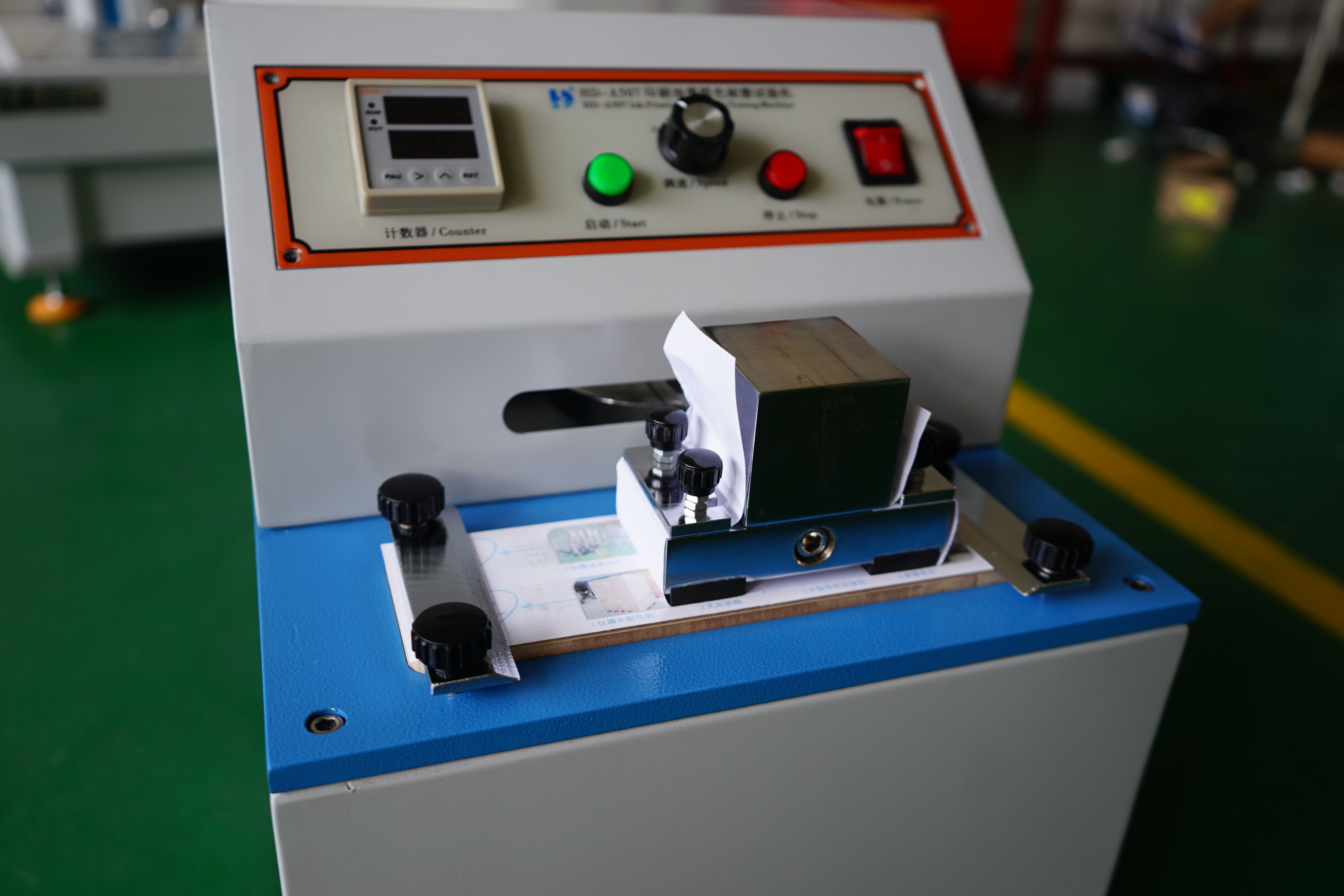 Rub Resistance Paper Testing Equipments With Microcomputer Control