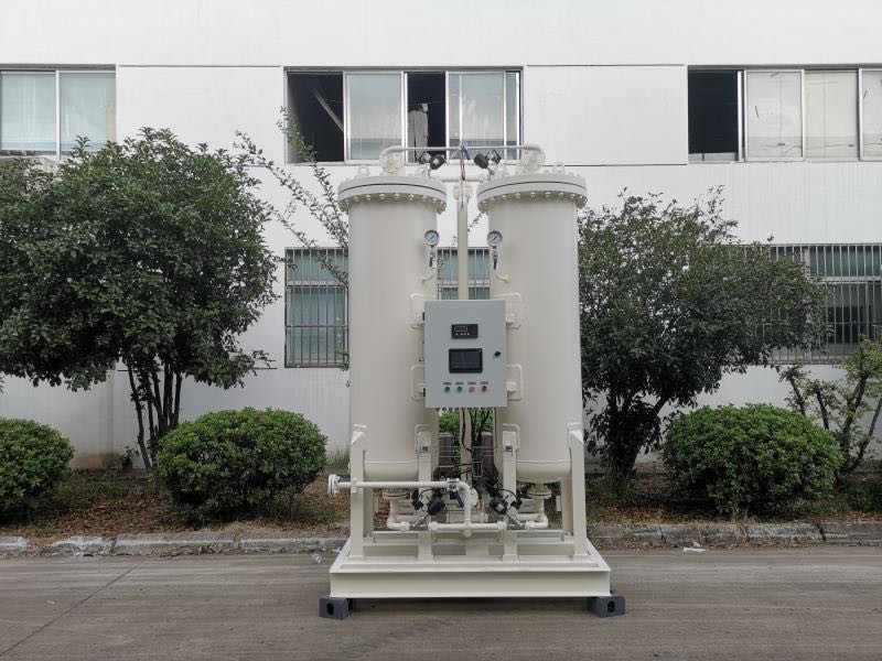 Gas Oxygen Generator Industrial For Sale Food Beverage Industries 7 Bar 400l/Min