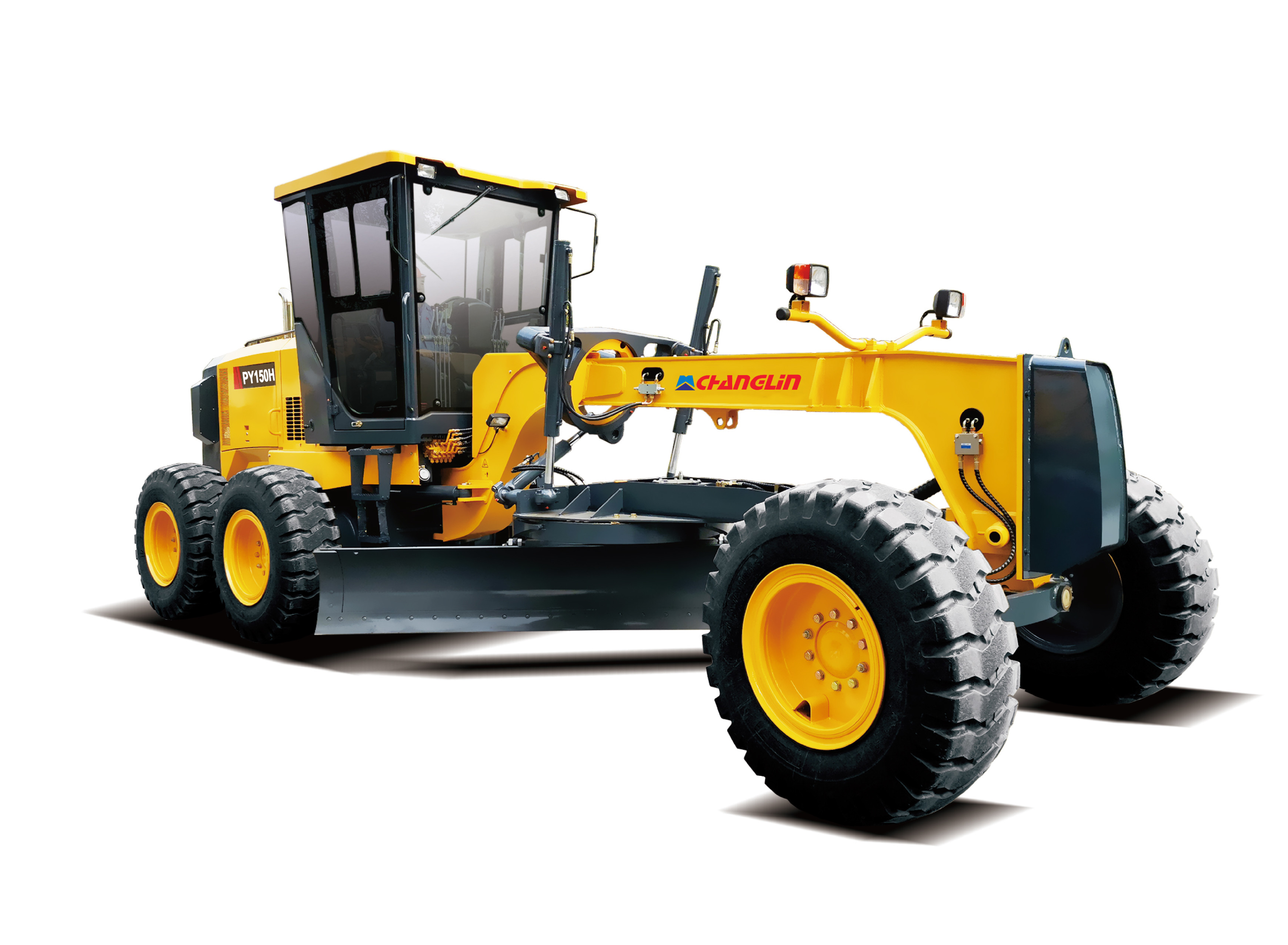Roads Motor Grader 150Hp Hydraulic Brake System With Komatsu Technical Similar To XCMG