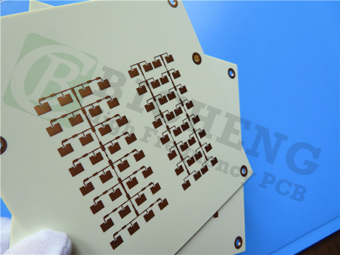 RO4730G3 2 layers 0.6mm Immersion Gold PCB With Green Solder Mask