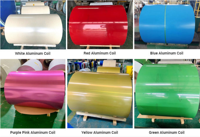 Construction PVDF Color Coated Aluminum Coil Rust Prevention