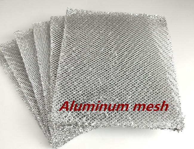 ZT Aluminium Filter Mesh 80mm Dia 20mm Thickness For Kitchen Ventilator / Petroleum Filter
