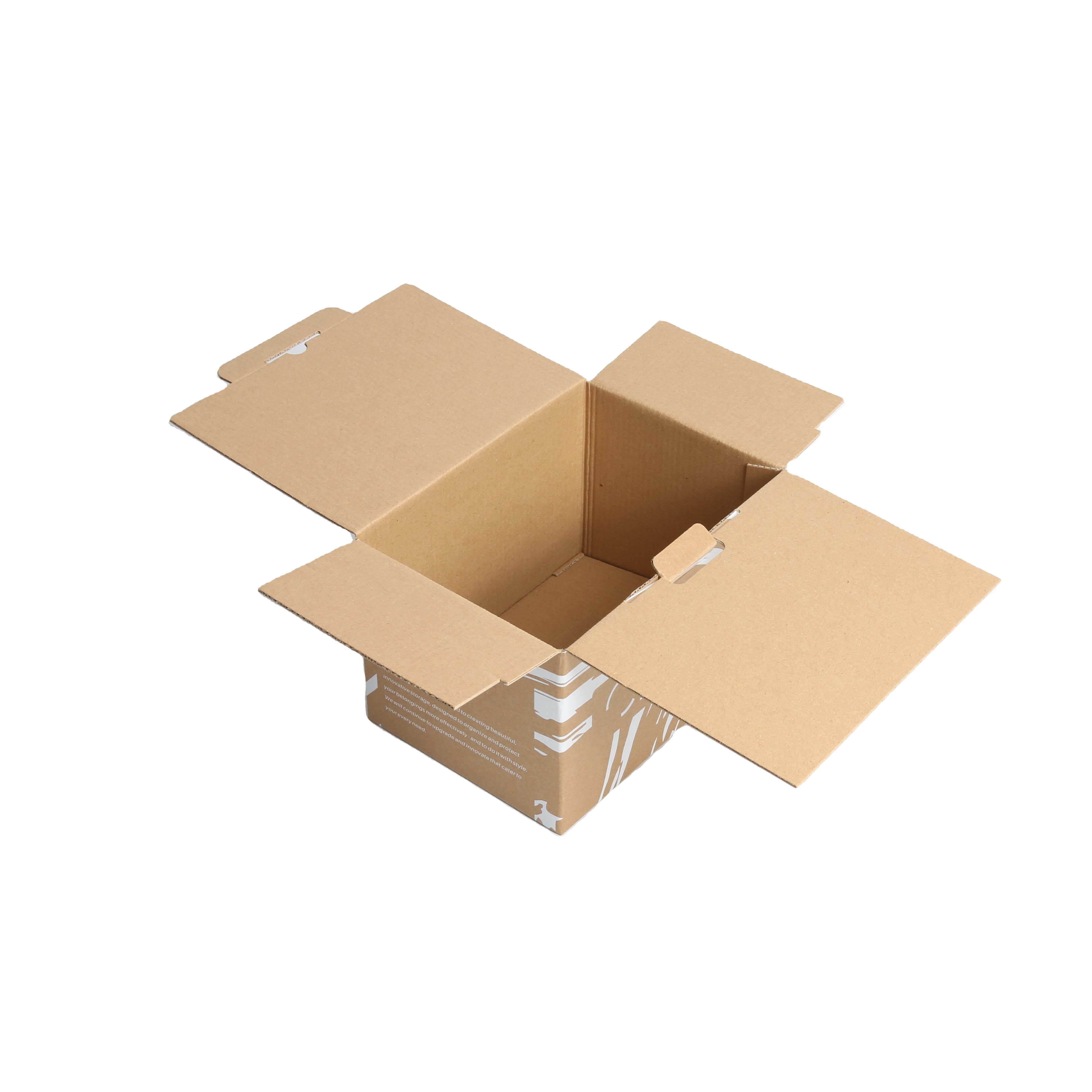 Corrugated Tuck End Box Plastics Liner Recycled Custom Logo Packaging for Clothing