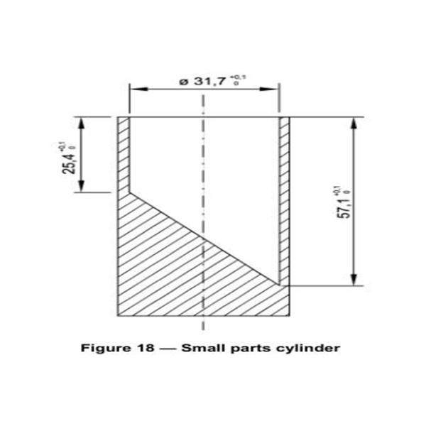 Stainless Cylinder Toys Testing Equipment EN71-1 Figure 18 Small Part