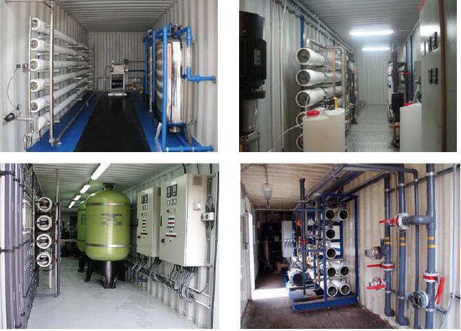 45000 PPM Containerised Water Purification Plant , CNP Solar Powered Ro System