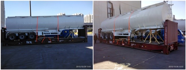 Stainless Steel Diesel Fuel Tank Trailer