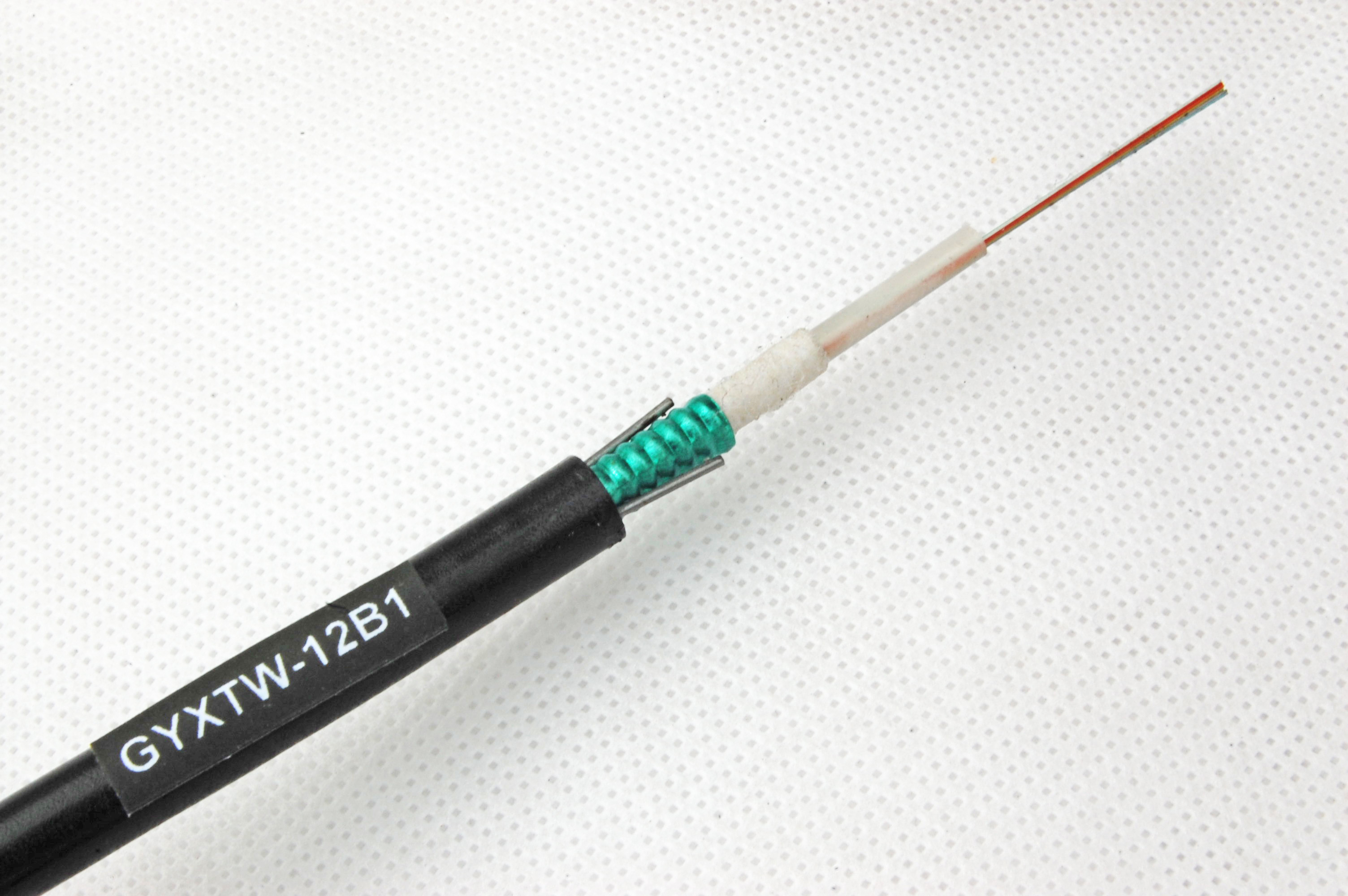 GYXTW fiber optic cable 12/24/36/48 core Unitube Central Loose tube Outdoor Armored High Strength Bulk fiber cable