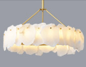 LED Modern Rectangle Luxury Pendant Light Fixtures 15 - 20m2