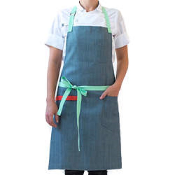 Custom Sleeveless Cotton Linen Chef Work Uniform With Long Rope