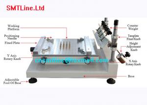 China Table Top Led 	SMT Stencil Printer Pcb Screen Printing Machine 12KG Weight on sale