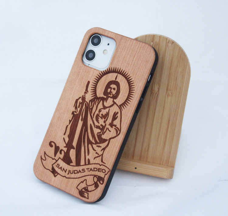 Eco-Friendly Bamboo Phone Case Cover for iPhone 12 Pro Max Protect Your Device in Style
