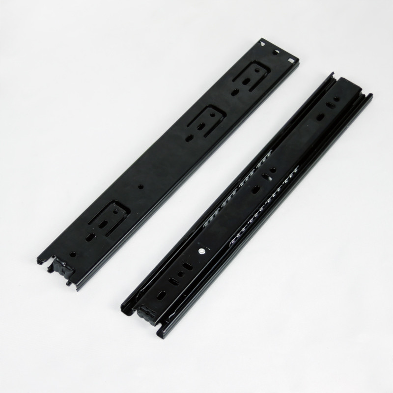 45mm Zinc Telescopic Channel Drawer Ball Bearing Slide