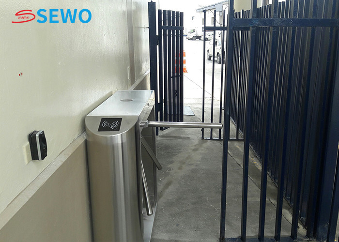 Automatic RFID Tripod Turnstile Entrance Access Control And Exit Machine