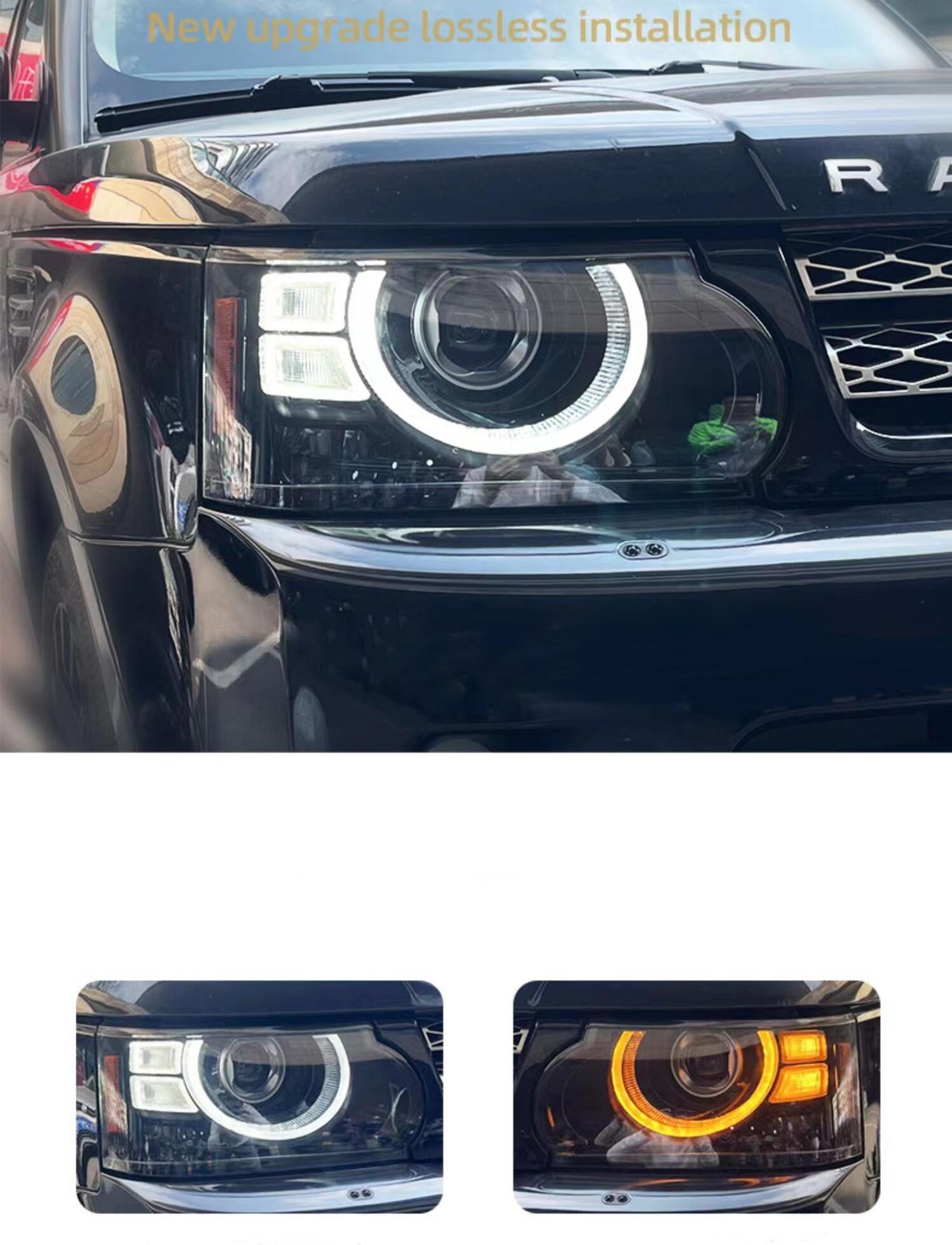 Plug And Play LED Headlights For LAND ROVER CHERY 6V 2005-2013 Range Rover Sport Version