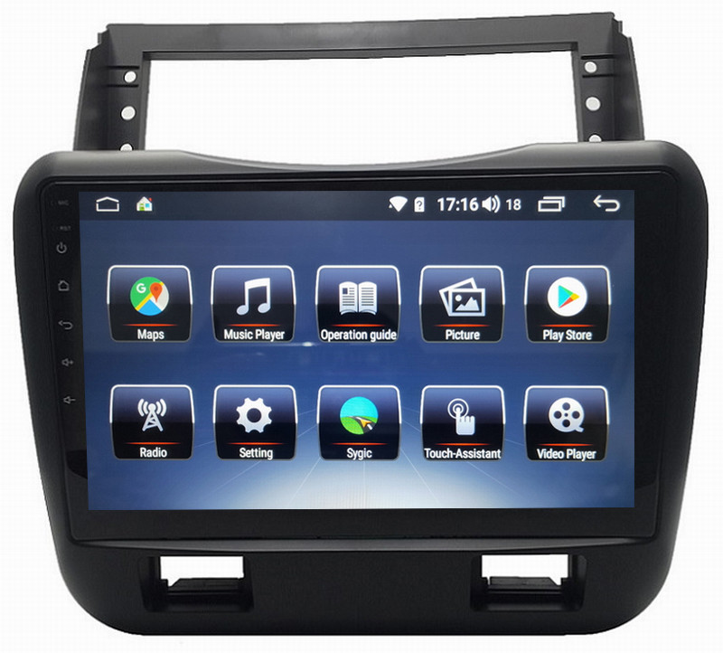Ouchuangbo multimedia kit for JAC Refine MPV support BT MP3 mirror link android 8.1 OS 4+64