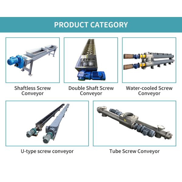 Custom hot High Ice Cooling Screw Auger Conveyor Professional for High Temperature Jacket Thermal Screw Conveyor