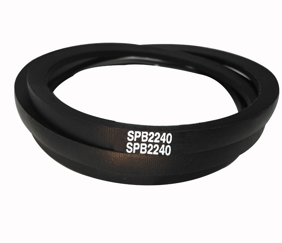 Polyester Cord Reinforced Wrapped Hard Cording Groove Rubber V Belt for Cutting Needs